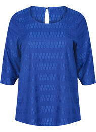 Mønstrete bluse med 3/4-ermer, Surf the web