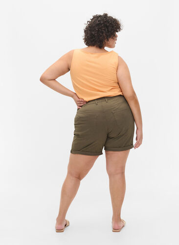 Shorts i bomull med lommer, Tarmac, Model image number 1