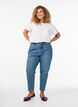 Mille Mom Fit Jeans med h&oslash;y midje, Bl&aring;, Model image number 0
