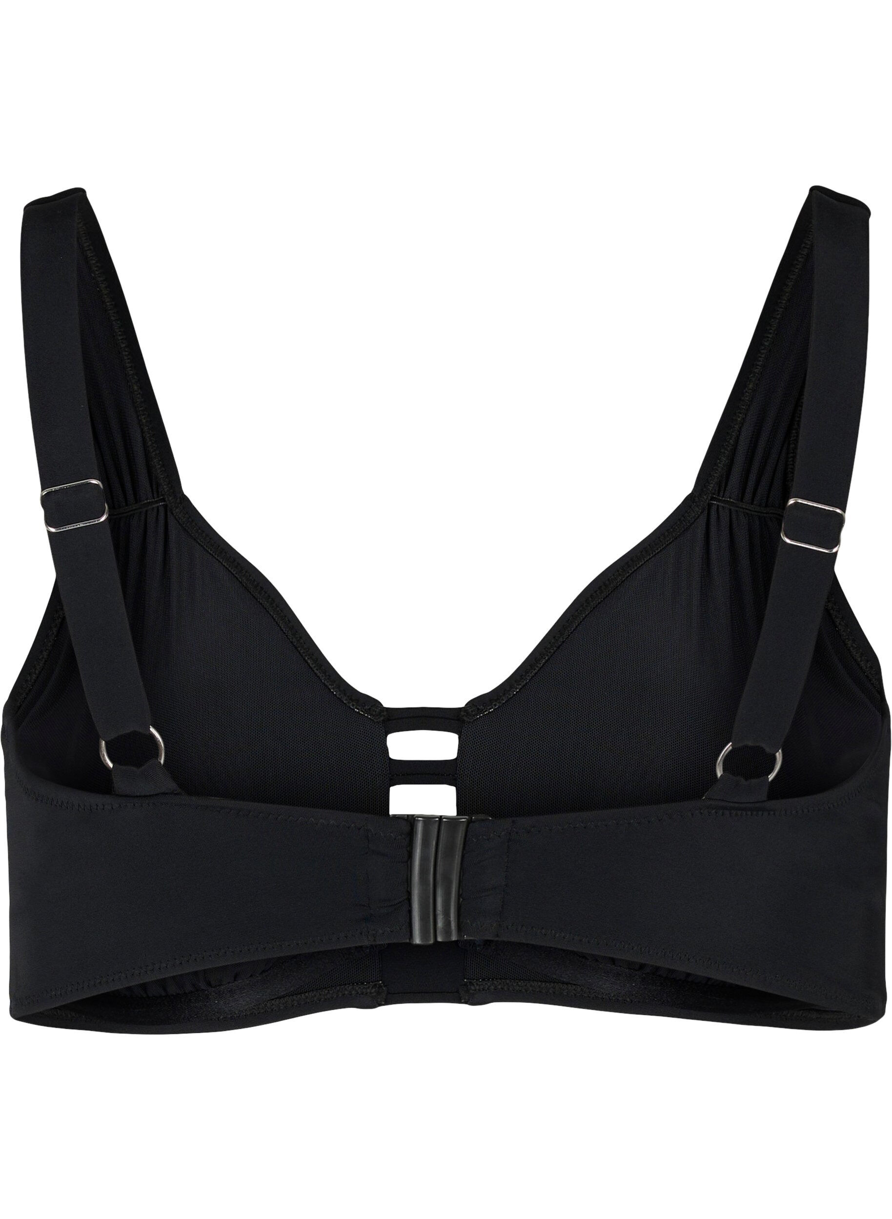 Zizzi Bikinitopp med uttagbare innlegg, Black, Packshot image number 1