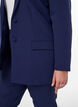 Klassisk blazer med knappelukking, Bl&aring;, Model image number 3