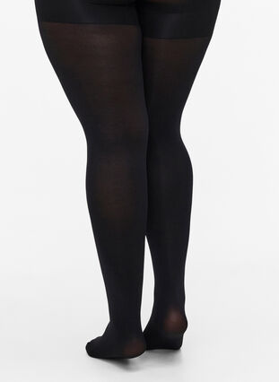 Zizzi Strømpebukser i 100 denier med push-up, Svart, Model image number 1