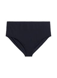 Microfibertruser med innerlomme, Svart