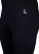 Treningsleggings med forsterkning på innsiden av lårene, Black, Packshot image number 2