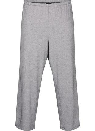 Zizzi Pysjamasbukse med lommer, Striped DGM , Packshot image number 0