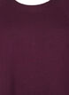 Strikket bluse med perledetaljer, Potent P. Black Mel., Packshot image number 2
