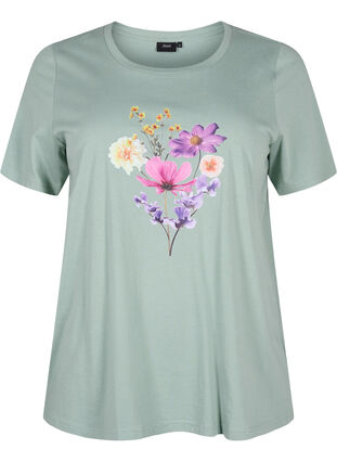 T-skjorter med blomstermotiv, Chinois G. w. Flower, Packshot image number 0