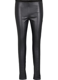 Leggings med imitert skinn, Black