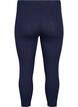 Basisleggings i viskose med 3/4-lengde, Bl&aring;, Packshot image number 1