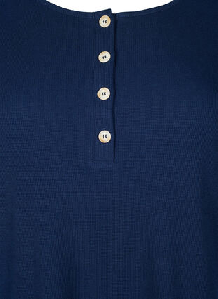 Nattskjorte med lange ermer, Navy Blazer, Packshot image number 2