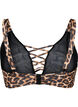Leopardmønstrete bikinioverdel med stringdetaljer, Autentic Leopard, Packshot image number 1