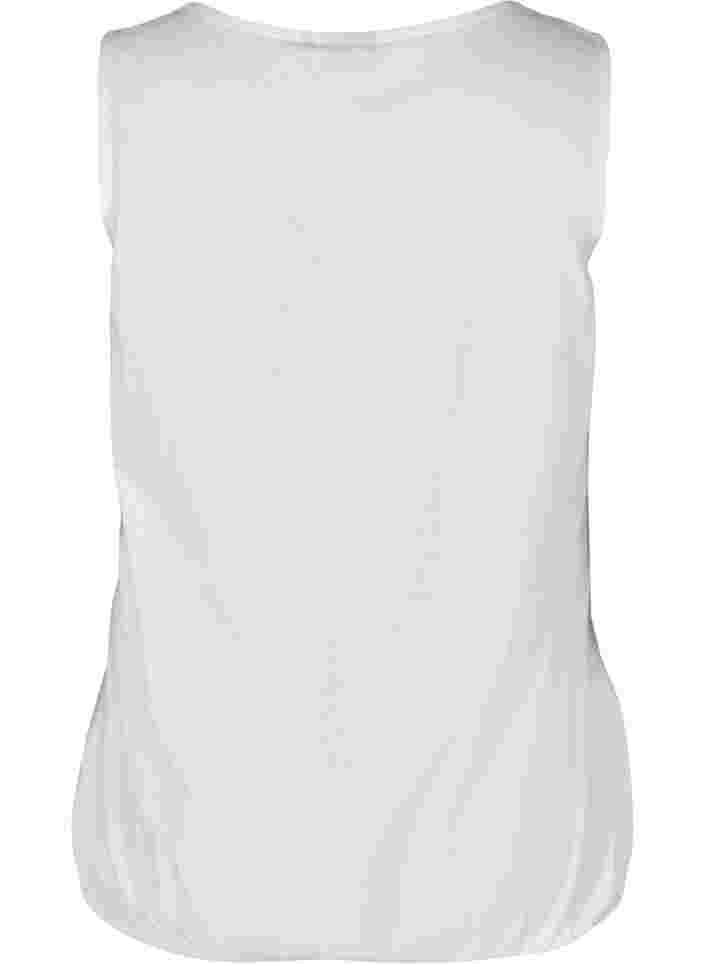 Ensfarget bomullstopp, Bright White, Packshot image number 1