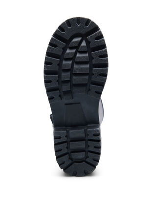 Zizzi Lange gummistøvler med bred passform, Tarmac, Packshot image number 4