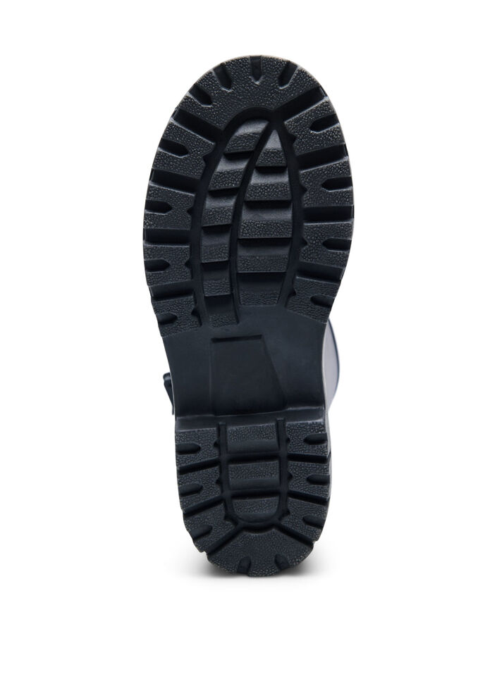 Lange gummistøvler med bred passform, Tarmac, Packshot image number 4