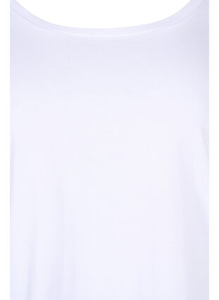 Zizzi Basisgenser i bomull, 2 stk., Navy B/B White, Packshot image number 3