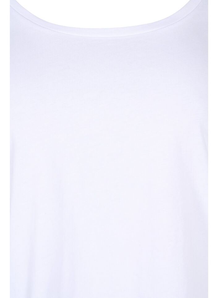 Basisgenser i bomull, 2 stk., Navy B/B White, Packshot image number 3