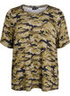 T-skjorte med TENCEL&trade; Lyocell og kamuflasjetrykk, Gr&oslash;nn, Packshot image number 0