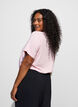 T-skjorte med trykk, Rosa, Model image number 2