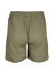Løs shorts i bomullsblanding med lin, Deep Lichen Green, Packshot image number 1