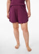 Topp med blondekant, M&oslash;rk Bordeaux, Model image number 3