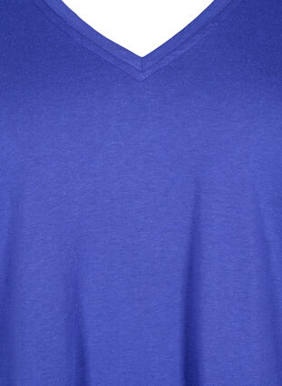 FLASH - T-skjorte med V-hals, Royal Blue, Packshot image number 2
