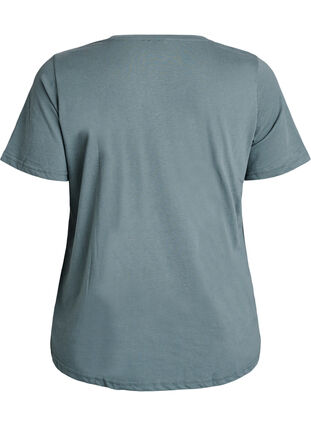 Zizzi FLASH - T-skjorte med motiv, Balsam G Multi Flow, Packshot image number 1