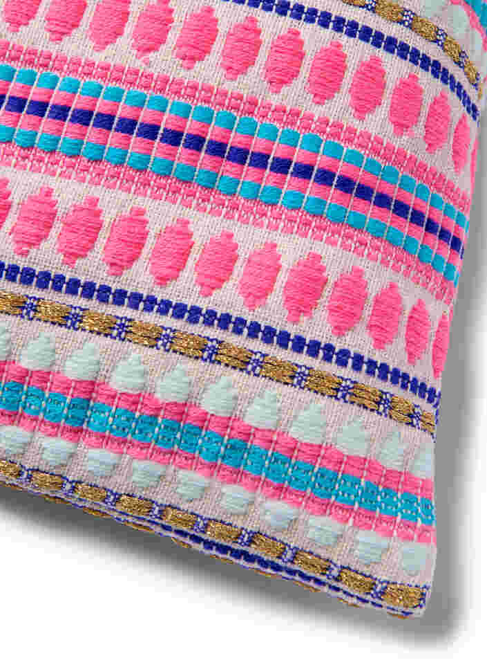 Mønstrete putetrekk, Light Pink Comb, Packshot image number 1
