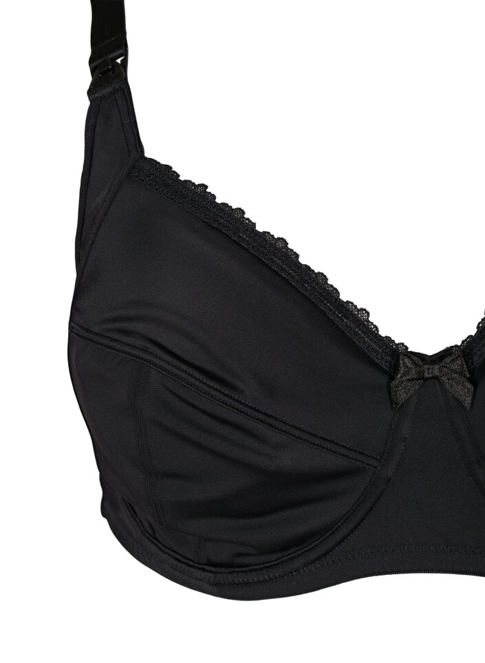 Amme-BH med bøyle, Black, Packshot image number 2