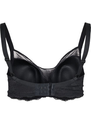 Zizzi Blonde-BH med mesh, Black, Packshot image number 1