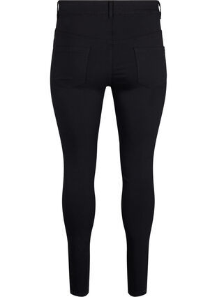 Slim fit bukser med lommer, Black, Packshot image number 1
