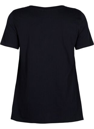 T-skjorte i bomull med korte ermer, Black W. Sun, Packshot image number 1