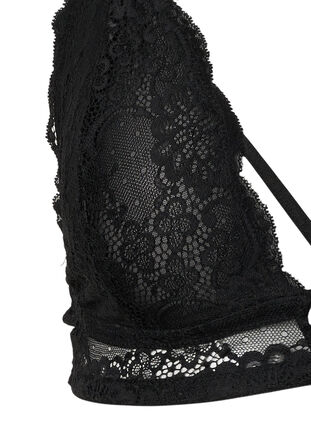 Blonde-BH med string, Black, Packshot image number 2