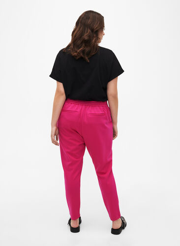 Korte bukser med lommer, Raspberry Sorbet, Model image number 1