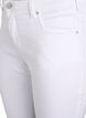 Slim fit Emily jeans med normal høyde i livet, Hvit, Packshot image number 2