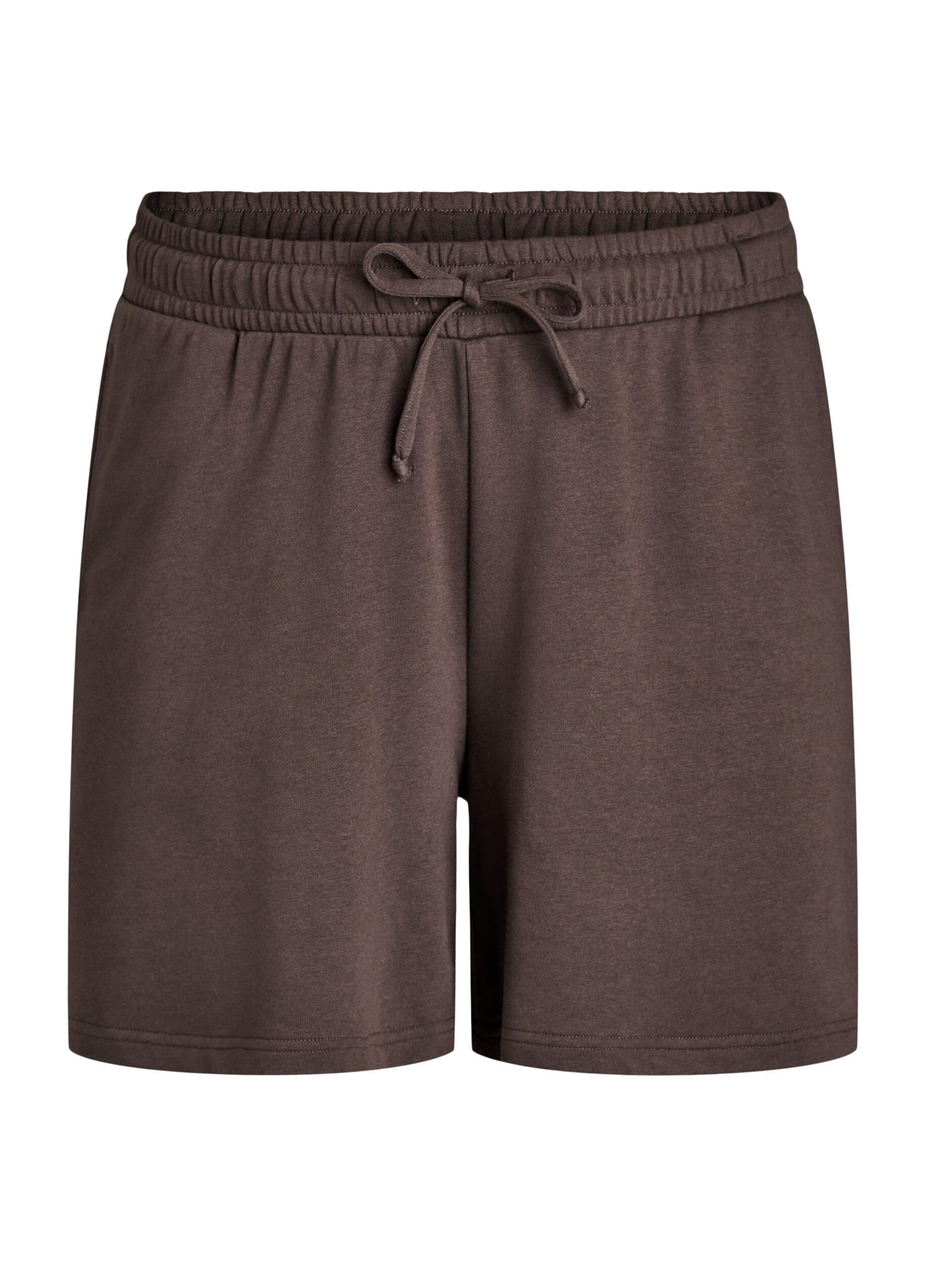 Sweatshorts med h&oslash;y midje og lommer