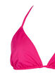 Ensfarget trekantet bikinitopp, Rosa, Packshot image number 2