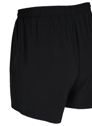 Løse shorts med lommer, Black, Packshot image number 3