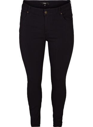 Slim fit bukser med lommer, Peacoat, Packshot image number 0