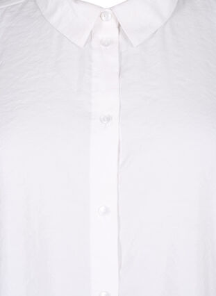 Langermet skjorte i Tencel ™ Modal, Bright White, Packshot image number 2