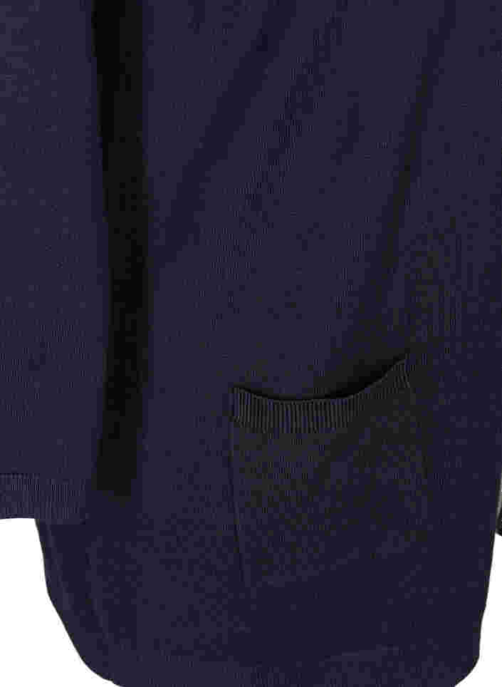 Cardigan med lommer, Night Sky, Packshot image number 3