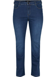 Ellen bootcut jeans med høyt liv, Dark blue
