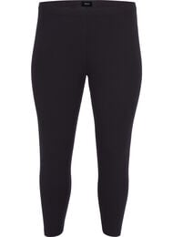 Basis 3/4 leggings i viskose, Svart