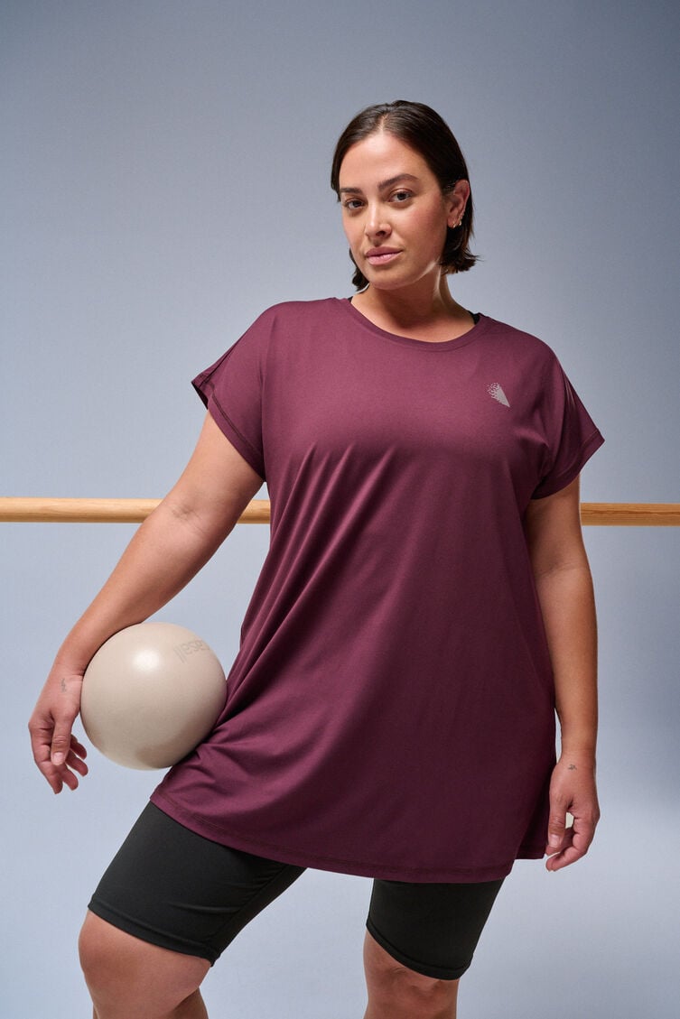 Lang sports-t-skjorte, , Model
