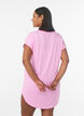Kortermet nattkjole med teksttrykk, Rosa, Model image number 2