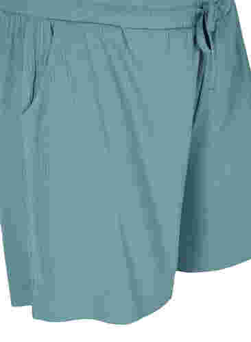 Shorts i et ribbet materiale med lommer, Goblin Blue, Packshot image number 2