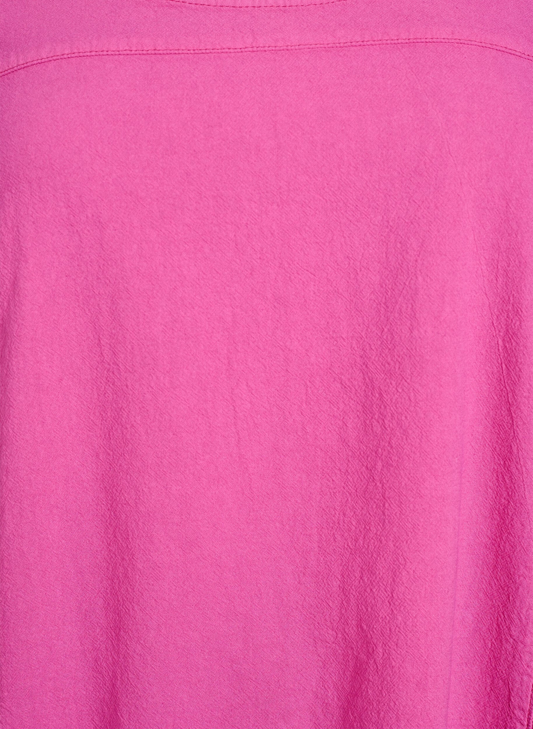 Zizzi Kortermet kjole i bomull, Rosa, Packshot image number 2