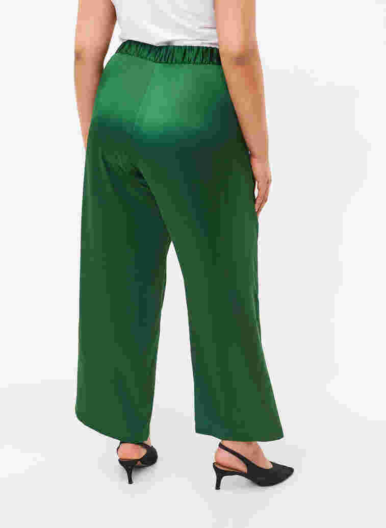 Løse bukser med lommer og strikkant, Formal Garden, Model image number 1