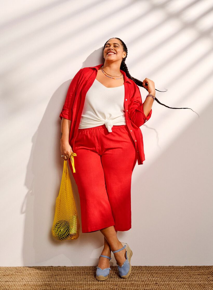 Rød lin, , Model