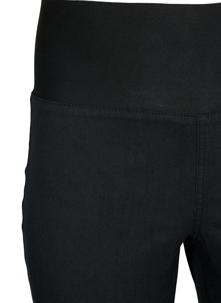 FLASH - Jeggings med bred strikk i midjen, Svart, Packshot image number 2