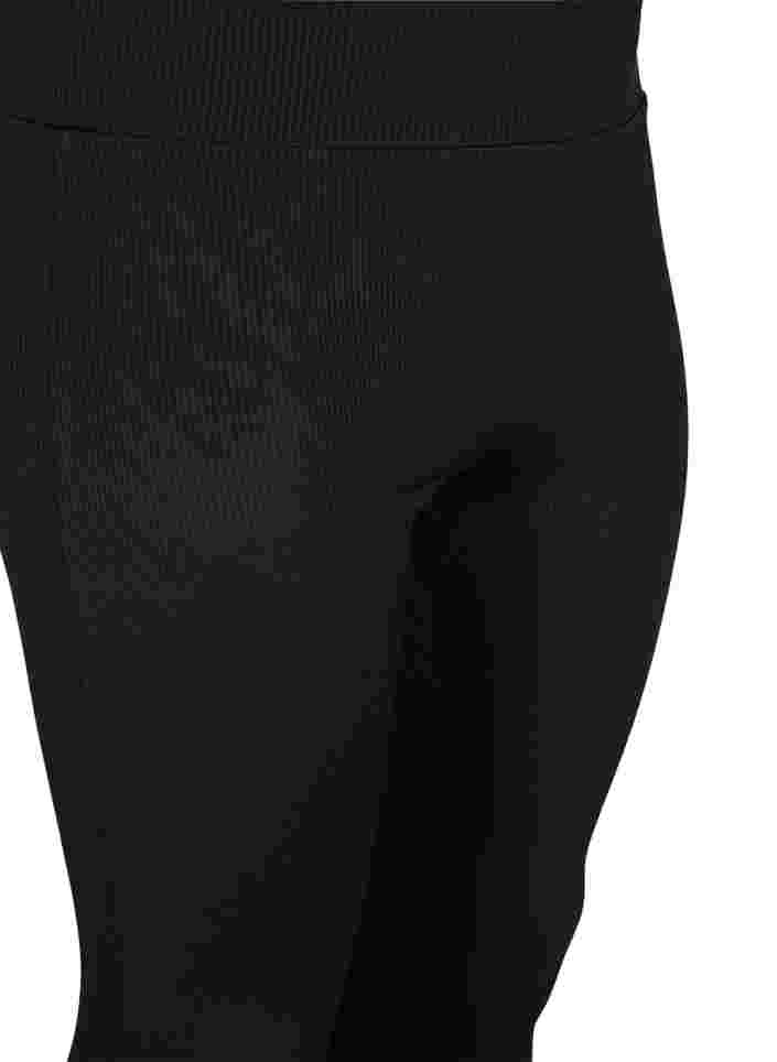 Leggings med stropp under foten, Black, Packshot image number 2